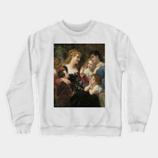 Contes Enfantines by Hugues Merle Crewneck Sweatshirt